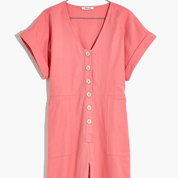 Madewell Pink Jumpsuit - Picture 3 of 7